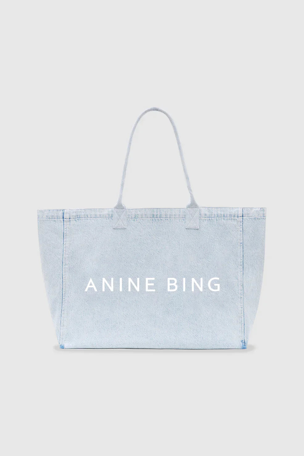 Leo Denim Tote in Lucid Blue ANINE BING