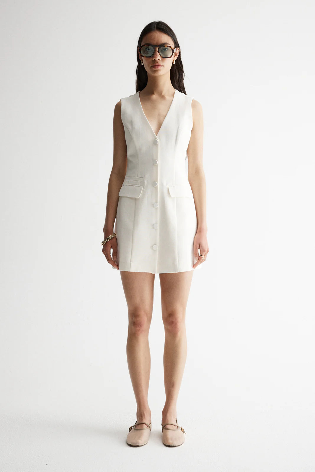 Ira Dress in Ivory