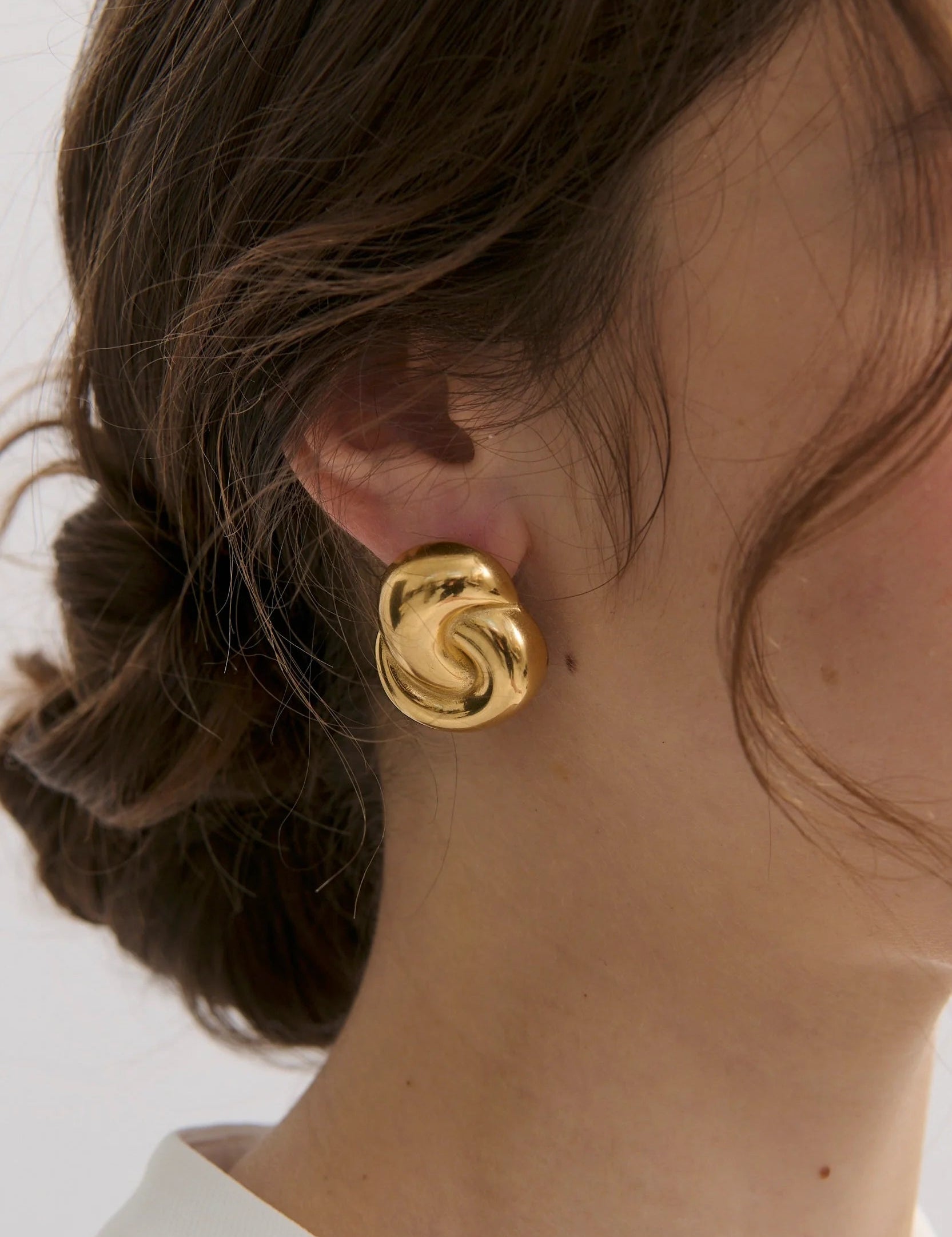 Pleated Knot Earring Anna Rossi
