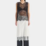 Ingrid Lace Midi Skirt in Ivory Sir.