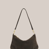 Ashley Bag in Chocolate Suede