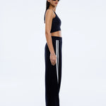 Valentina Pant in Black/White Ena Pelly