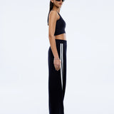 Valentina Pant in Black/White Ena Pelly