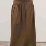 Delphine Skirt in Chocolate