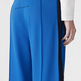 Twill Stripe Pant in Neon Blue and Ink