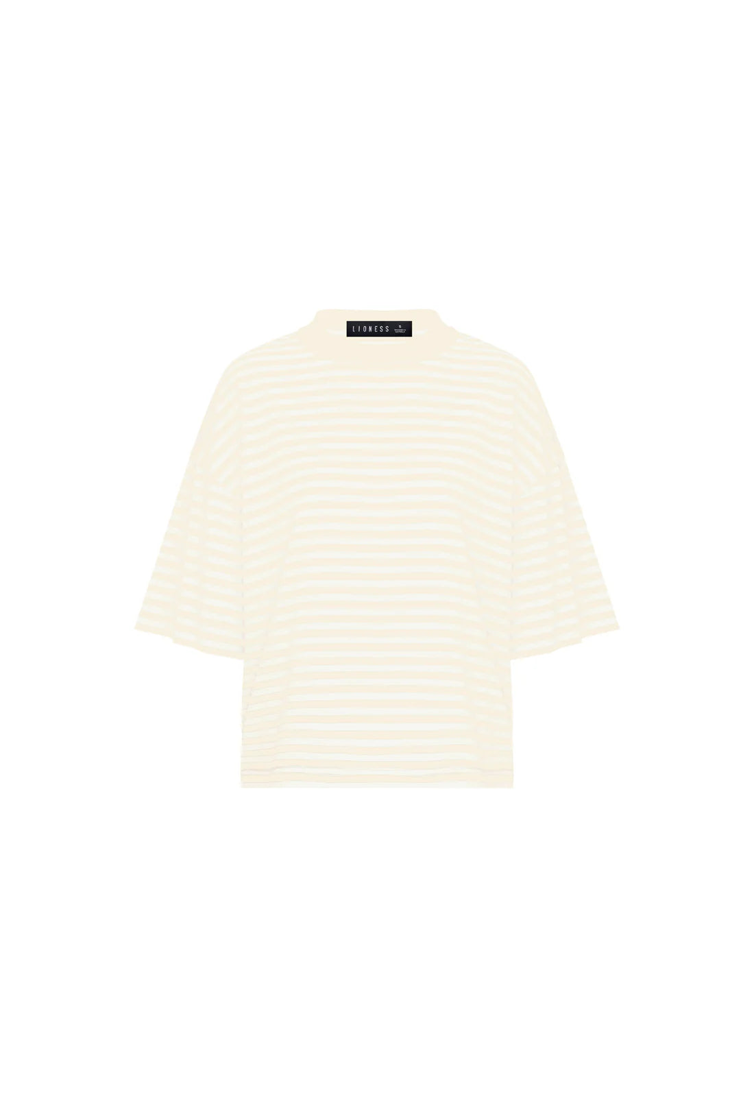 Bloom Short Sleeve Stripe in Lemontini Lioness