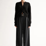 Abigail Knit Cardigan in Black Elka Collective