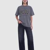 Sophia Relaxed Tee in Washed Grey Ena Pelly