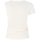 Ciera Asym Top in Chalk