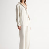 Edra Long Sleeve Shirt in Ecru