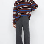 Kylo Jersey in Plum Indigo Stripe Bec and Bridge