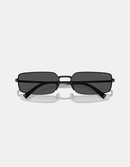 Prada Rectangular Metal Sunglasses