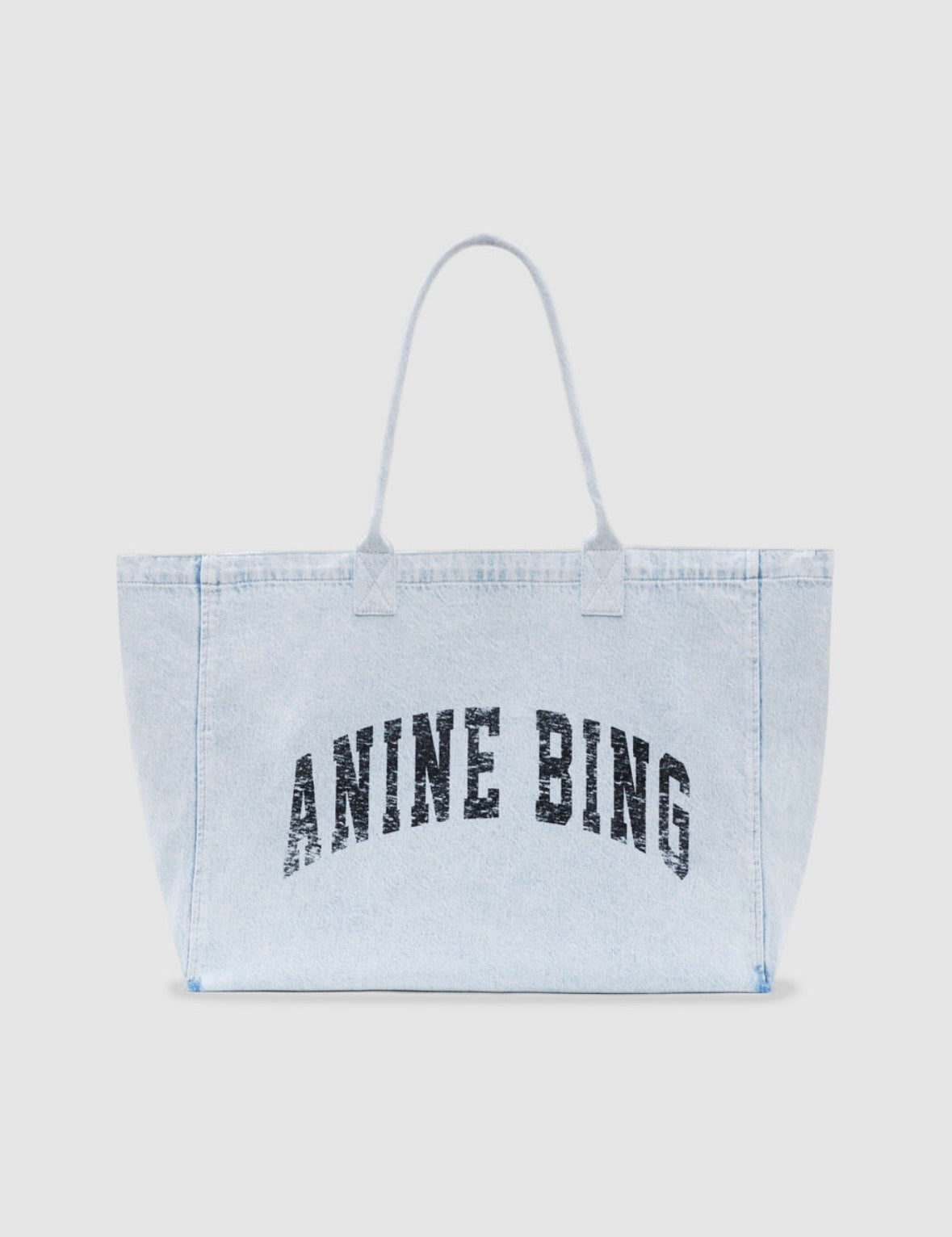Leo Denim Tote in Lucid Blue ANINE BING