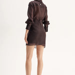 Sailor Dress in Chocolate Elka Collective