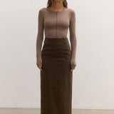 Shyla Skirt in Saddle