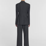 Michigan Blazer in Black Pinstripe Cloth Lifestyle Boutique