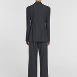 Michigan Blazer in Black Pinstripe Cloth Lifestyle Boutique