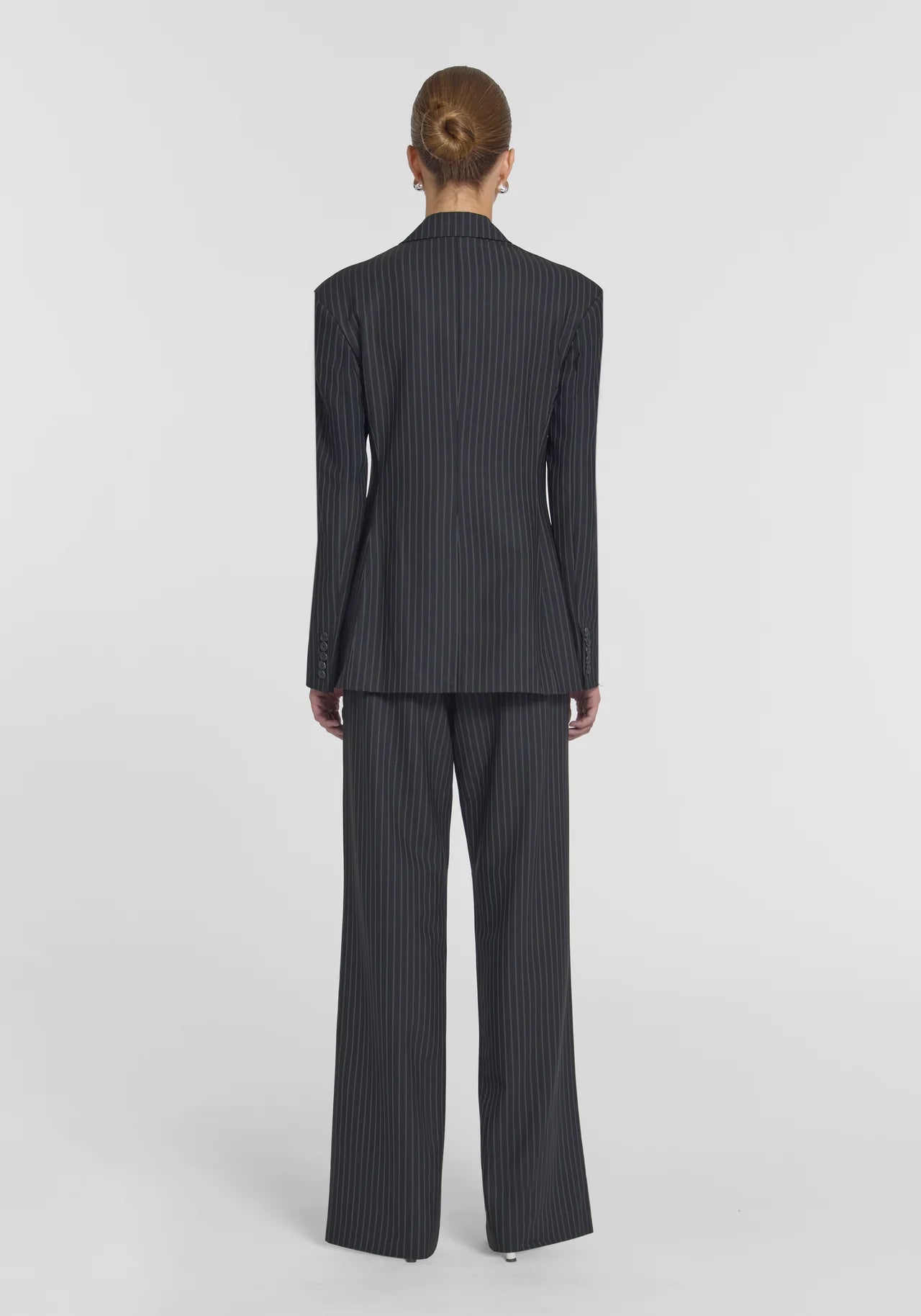 Michigan Blazer in Black Pinstripe Cloth Lifestyle Boutique