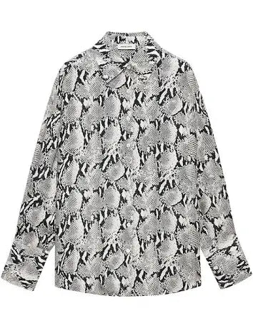 Bridget Shirt in Python Print ANINE BING