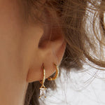 Pip Gold Charm Earrings Arms of Eve