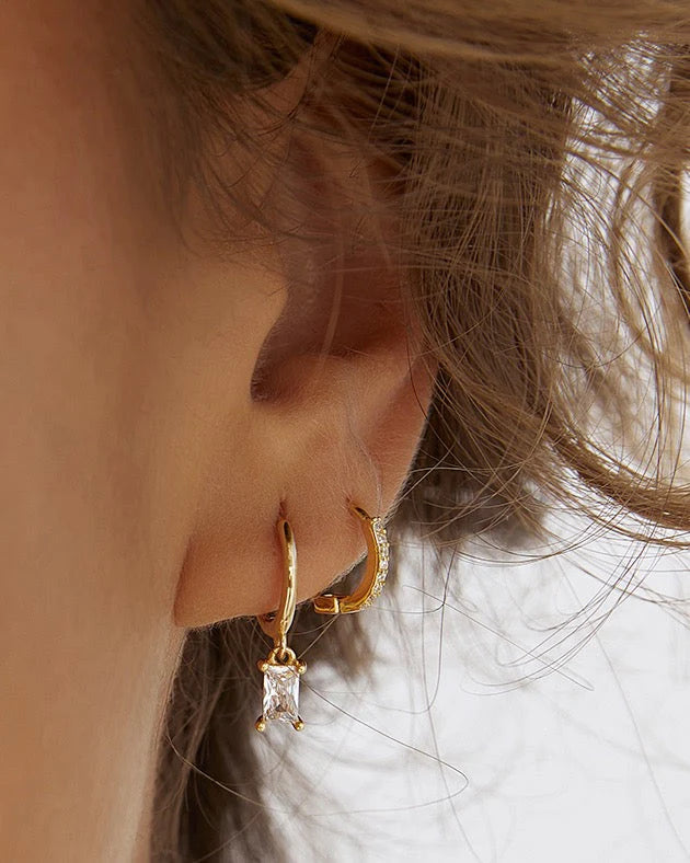 Pip Gold Charm Earrings Arms of Eve