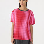 Stripe Boyfriend T-Shirt BASSIKE