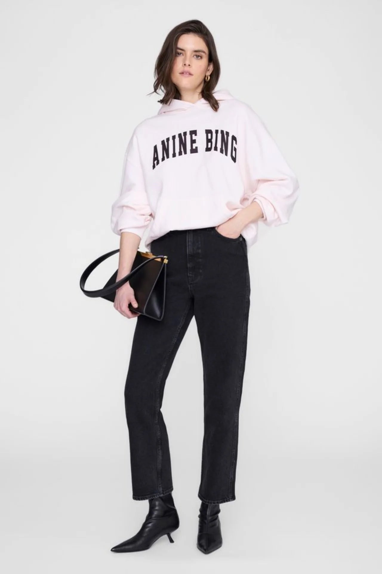 Harvey Sweatshirt in Washed Pink ANINE BING