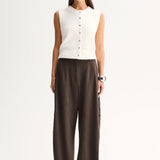 Dune Knit Cardigan in White