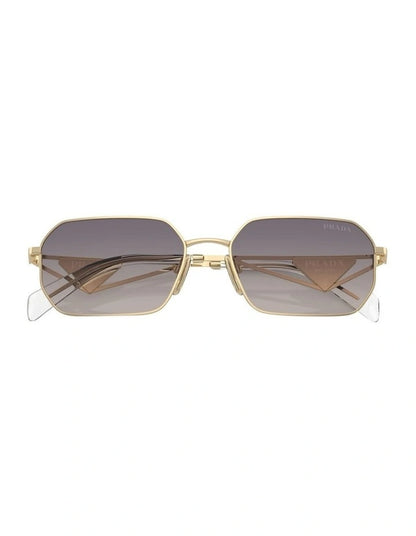 PR A51S Sunglasses in Pale Gold by Prada