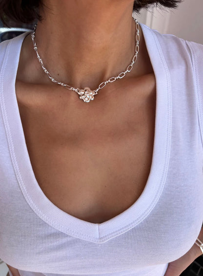 Sophia Necklace in Silver