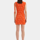 Blanca Mini Dress in Tangerine Sir.