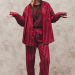 Red stripe shirt by blanca at clothlifestyle boutique 