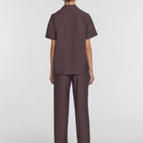 Hepburn Shirt in Chocolate