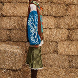 Lasso Patchwork Knit Sweater