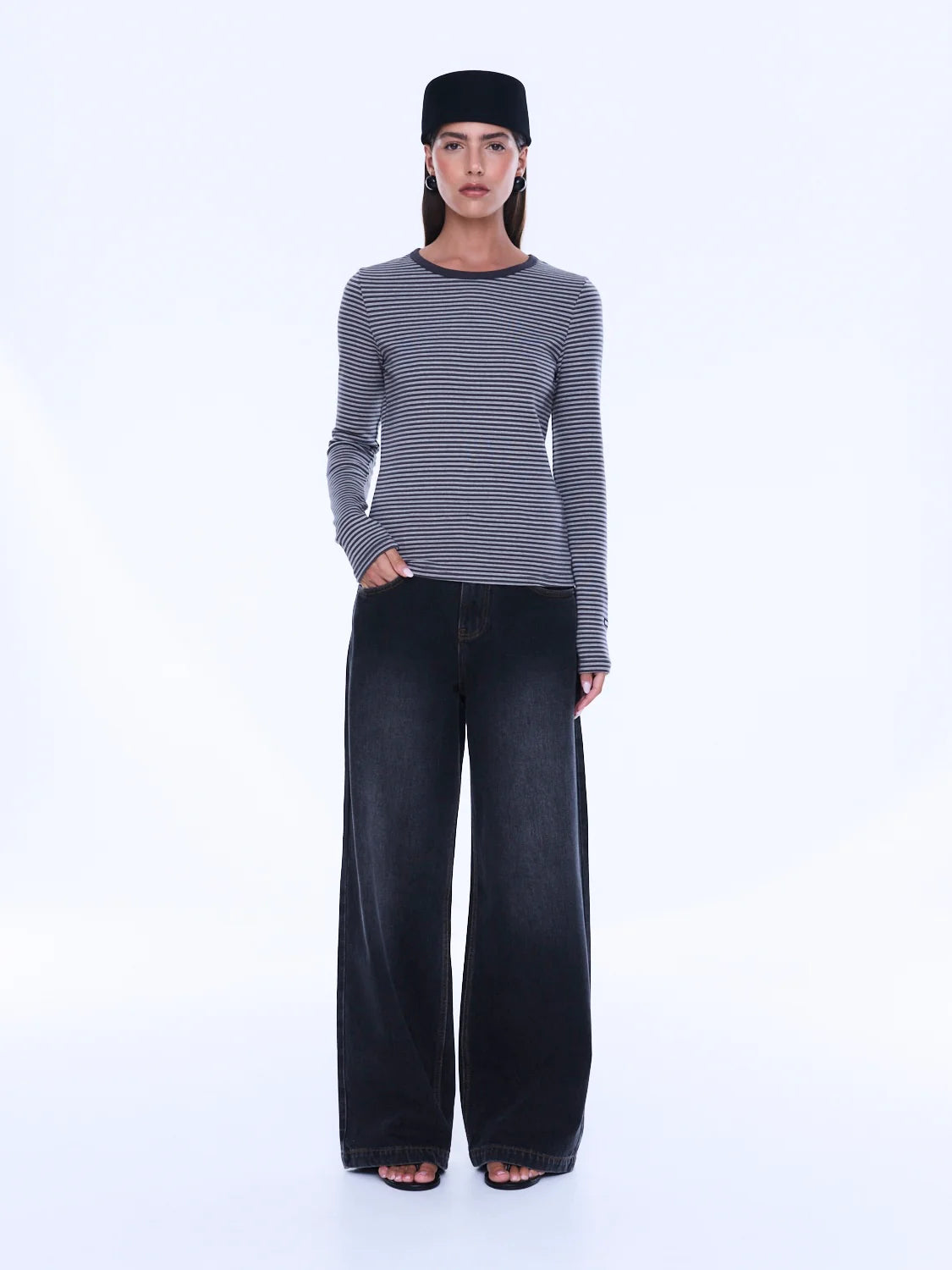 Piper Long Sleeve Stripe Top Ena Pelly