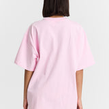 Holiday Oversized Tee in Pink Maku