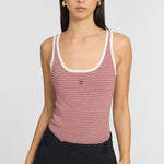 Chronicle Tank in Red Stripe Viktoria + Woods