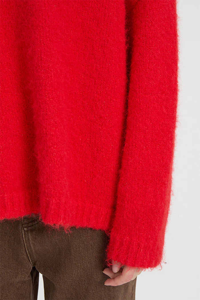 Rosmunda Sweater in Red - Cloth Lifestyle Boutique- Blanca