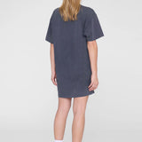 Beth Mini Dress in Washed Black