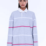 Riley Polo in Grey Marle