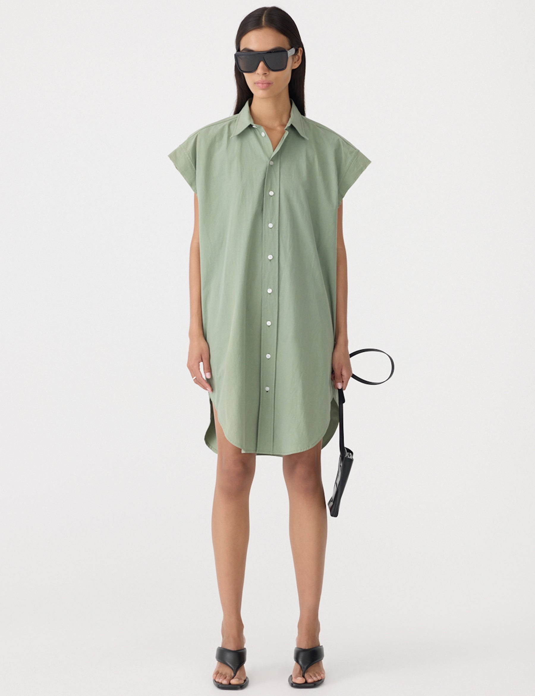 Crushed Cotton Dress Bassike