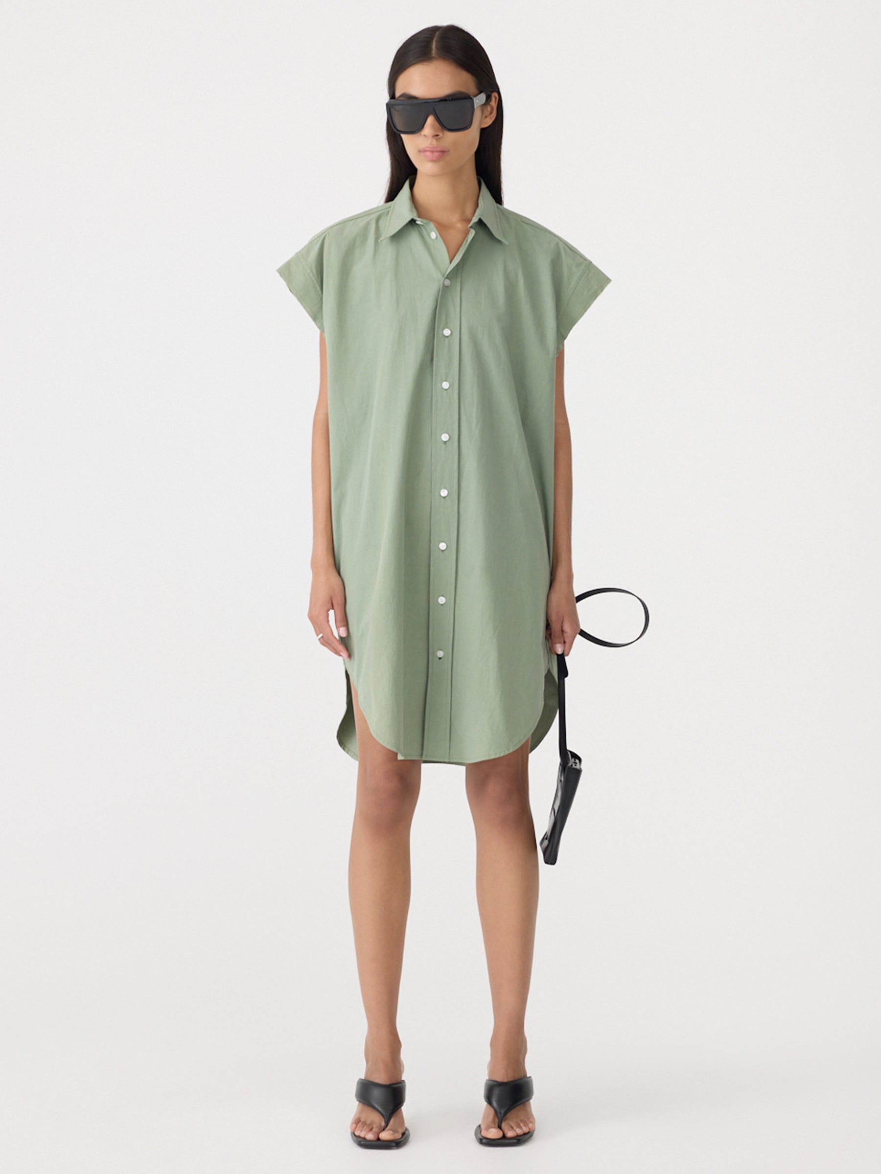 Crushed Cotton Dress Bassike