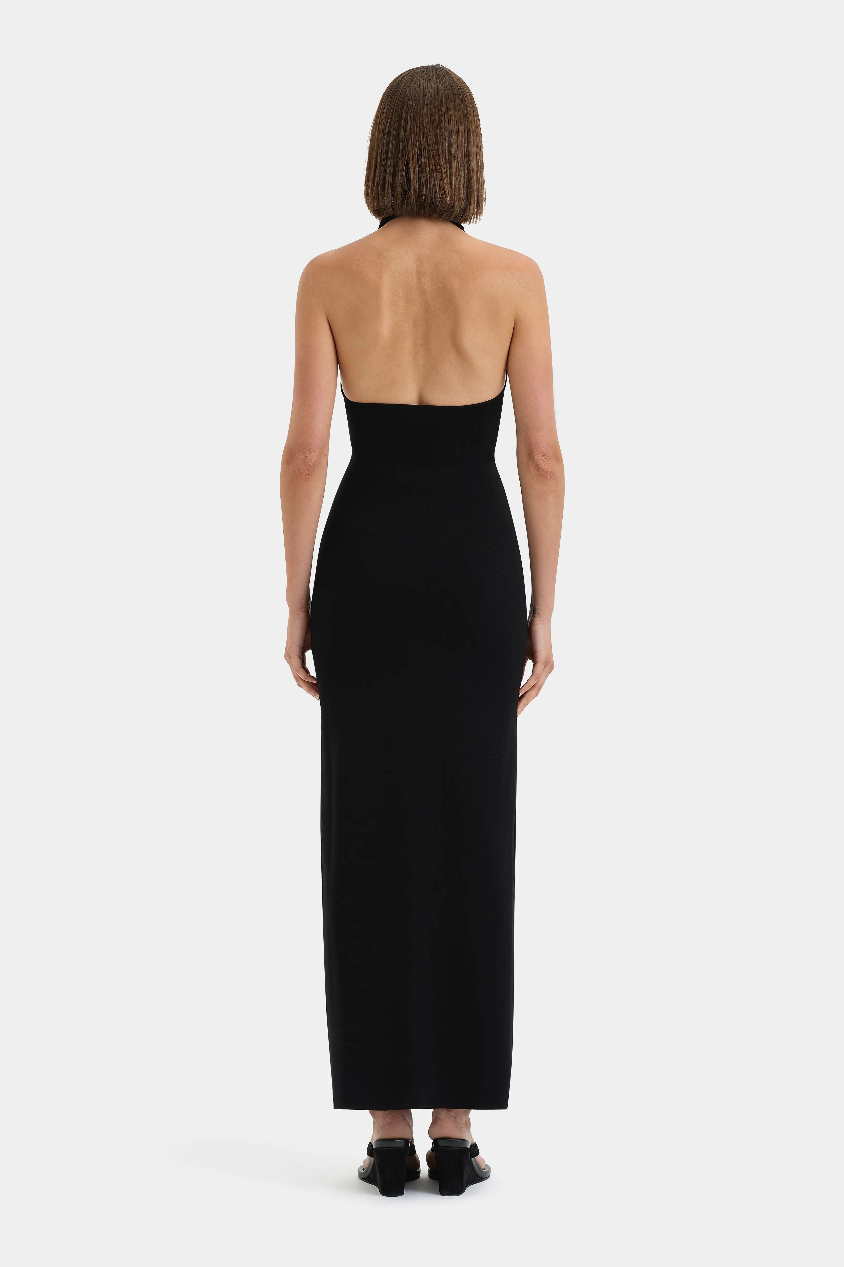 Solari Halter Twist Dress Sir.