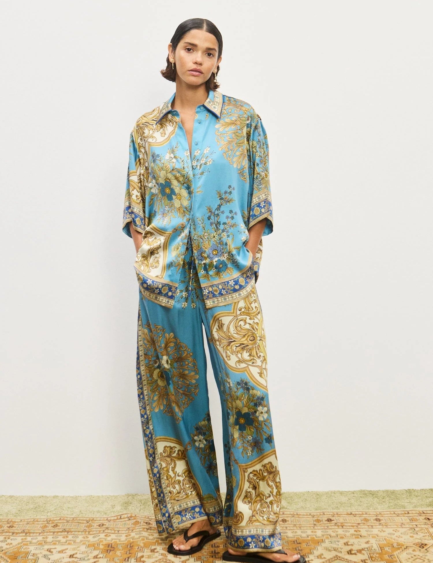 Cassie Silk Pant Alemais