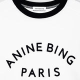 Jaylin Tee Paris in Ivory Anine Bing
