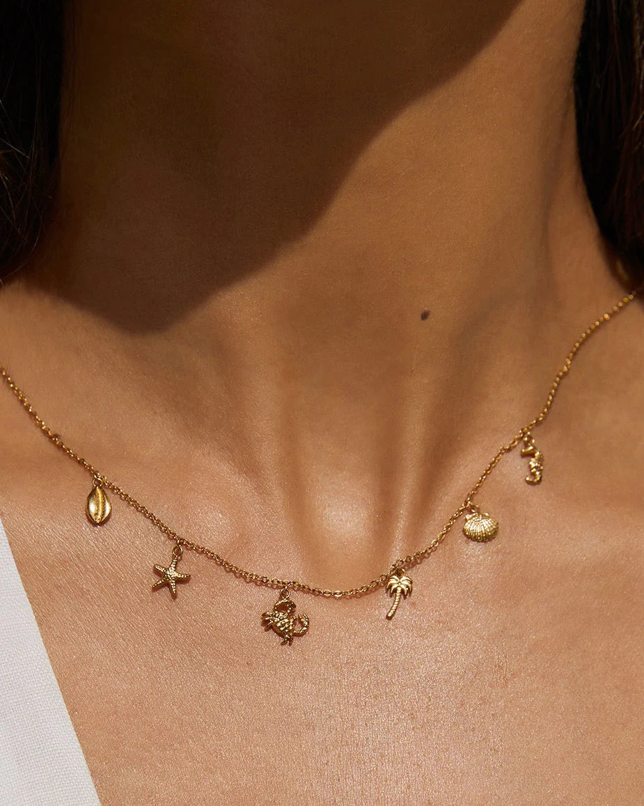 Ariel Gold Necklace Arms of Eve