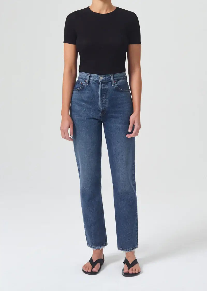 90’s Pinch Waist High Rise Straight in Range AGOLDE
