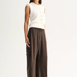 Dune Knit Cardigan in White