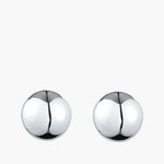 Domed Earring in Gunmetal Anna Rossi
