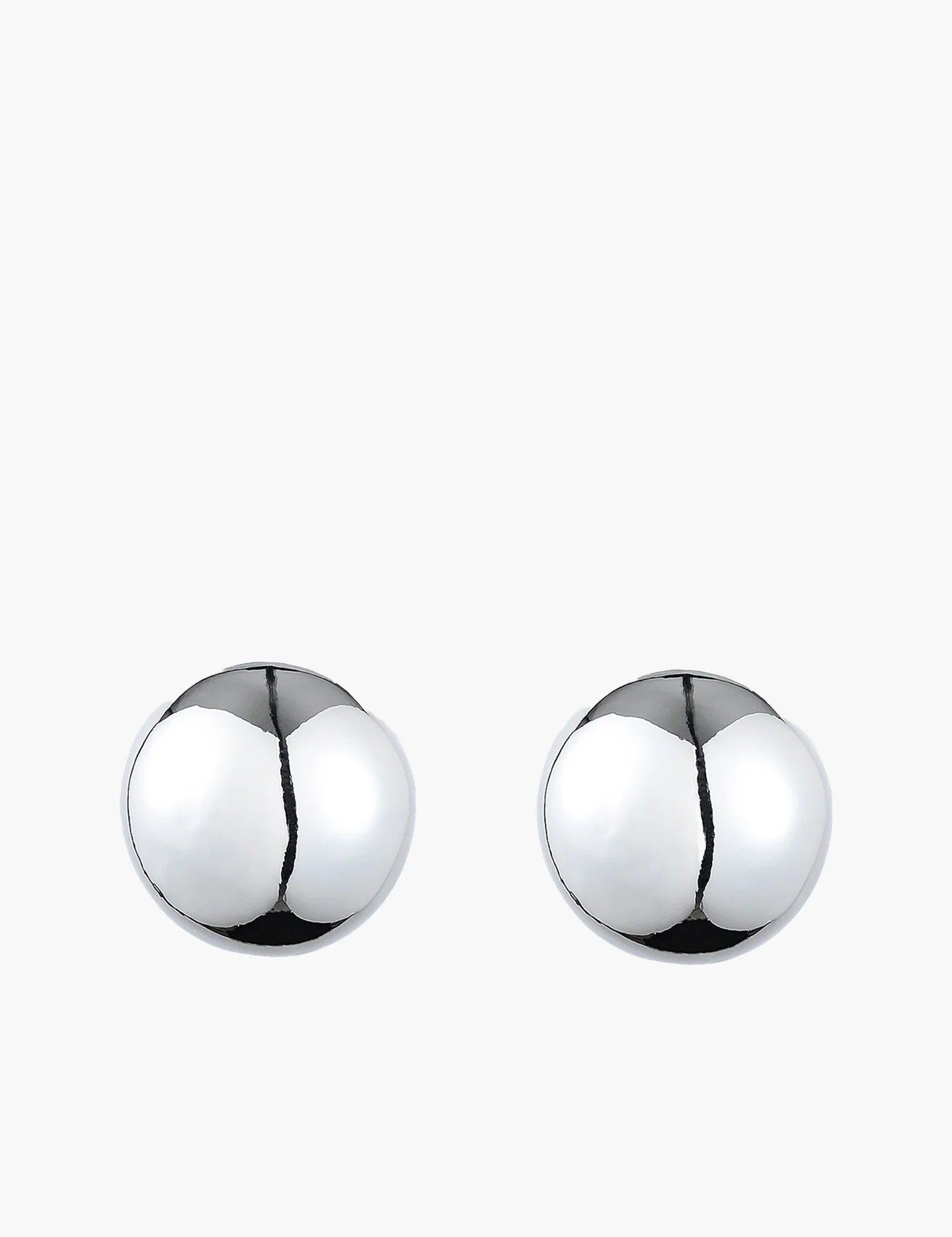 Domed Earring in Gunmetal Anna Rossi